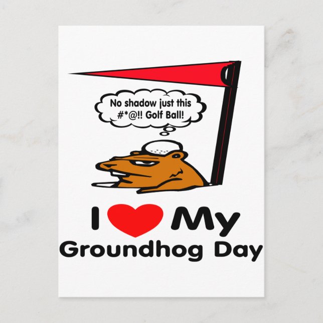 Groundhog Day Vykort (Framsida)