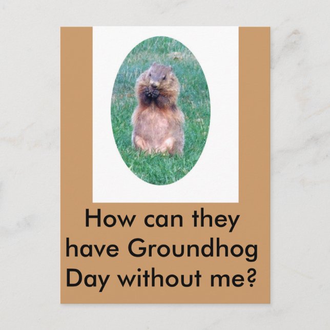 Groundhog Day Vykort (Framsida)