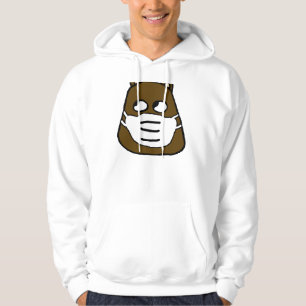 Groundhog i Ansikte Mask Hoodie
