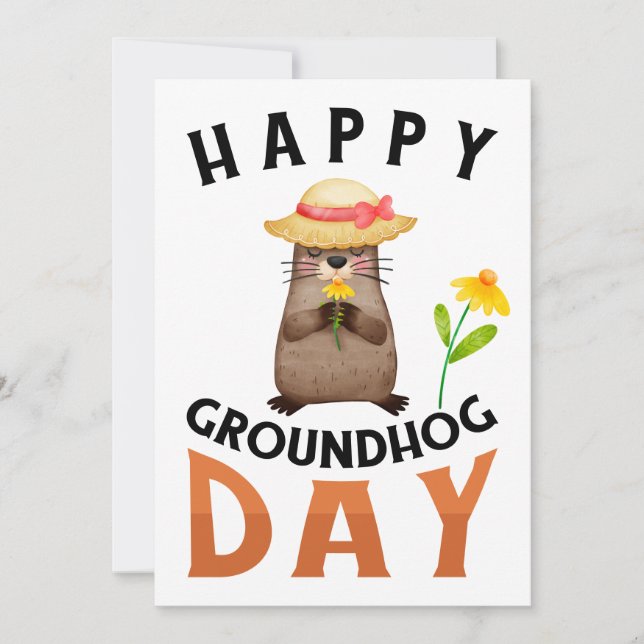 Groundhog Julkort (Framsida)