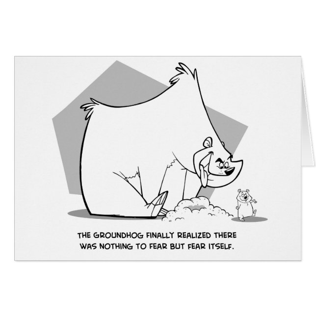 Groundhog kort (Framsidan Horizontal)