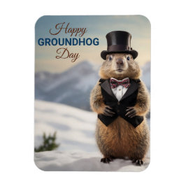 Groundhog Magnet