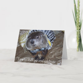 Groundhog Maude födelsedagkort Kort