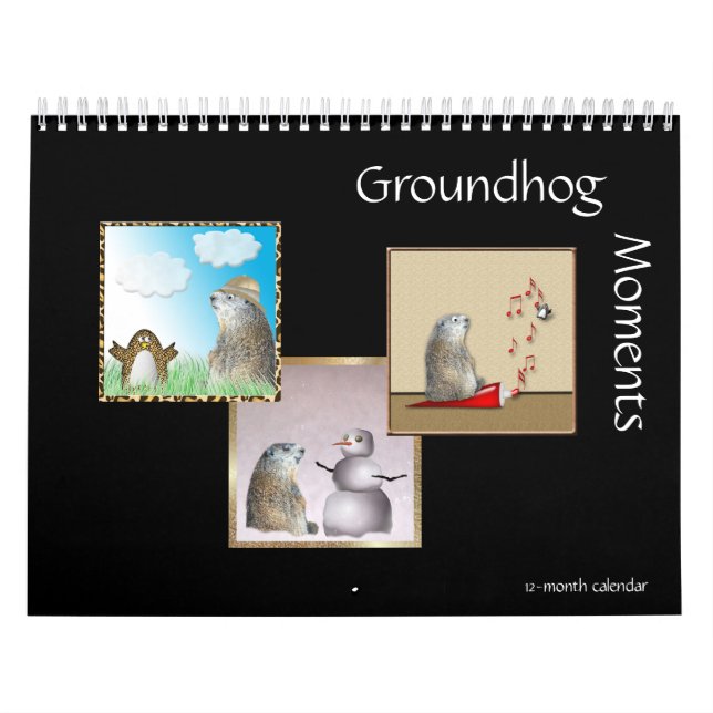 Groundhog Moments 12-månaders kalender (Omslag)