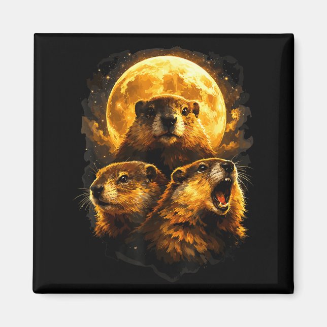 Groundhog Moon  Magnet (Framsidan)