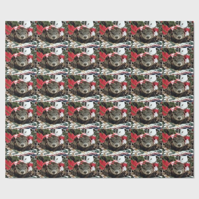 Groundhog ’Moses’ Helgdag Gift Wrap Presentpapper (Seam)