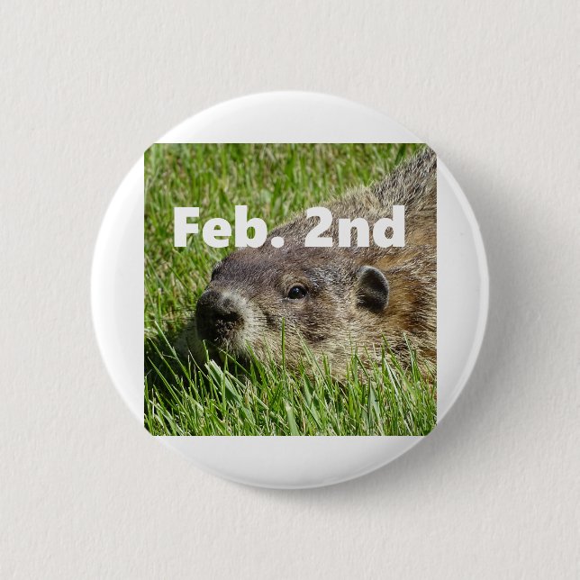 Groundhog nära övre knapp (Framsida)