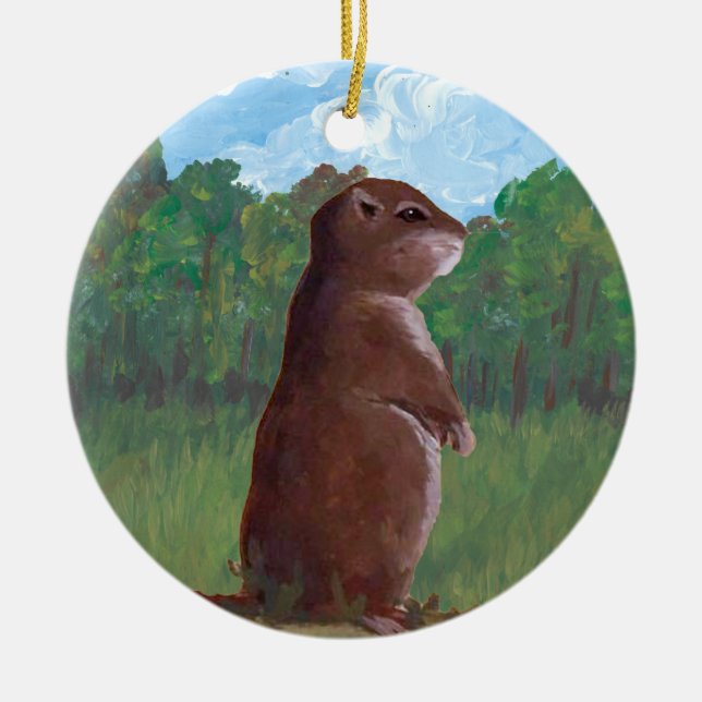 Groundhog Ornament (Framsidan)