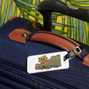 Groundhog Peeking through Autumn Busks Bagagebricka
