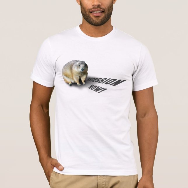 Groundhog Phil något att säga… T Shirt (Framsida)