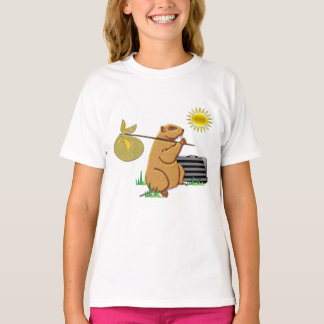 Groundhog Springa på väg T Shirt