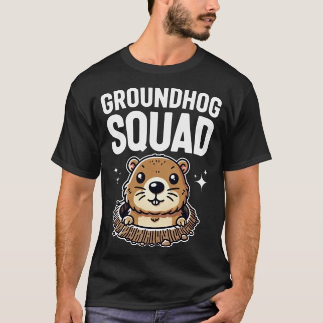 Groundhog Squad T Shirt (Framsida)