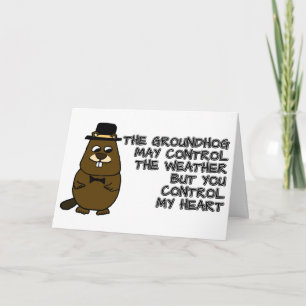 Groundhog styr vädret, du styr mitt hjärta kort