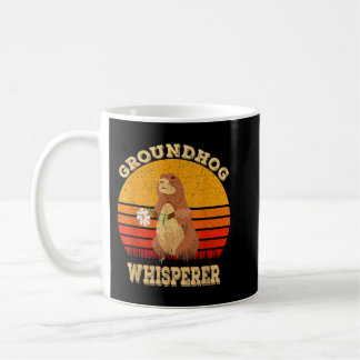 Groundhog Whisperer Funny Ground Hog Day 2020 Happ Kaffemugg