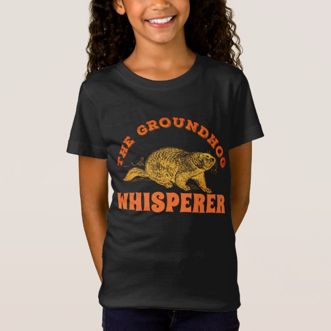 Groundhog Whisperer - Groundhog Day T-Shirt (Framsida)