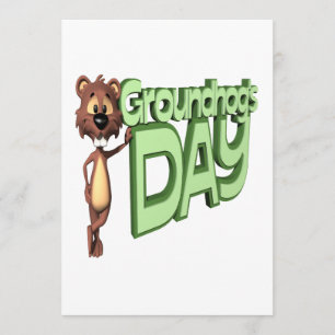 Groundhogs dag inbjudningar