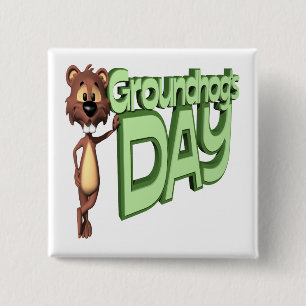 Groundhogs dag knapp