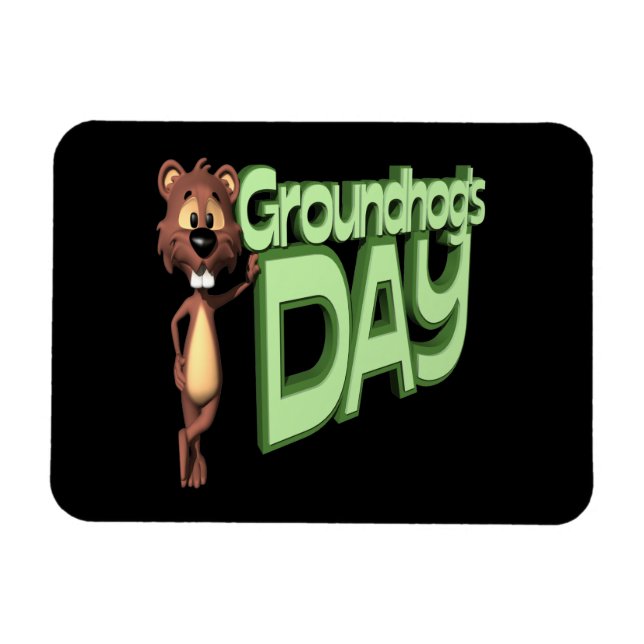 Groundhogs dag magnet (Horisontell)