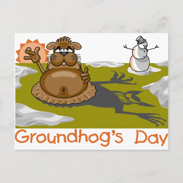 Groundhogs dag vykort (Framsida)