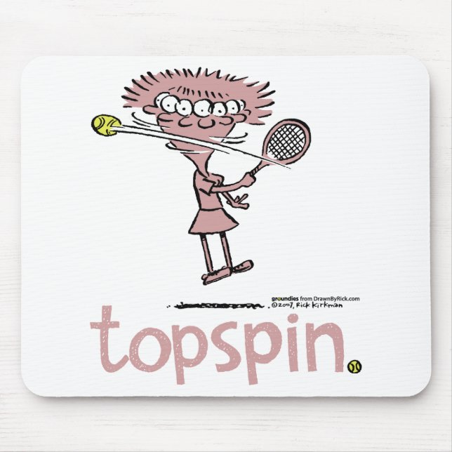 Groundies - Topspin mousepad Musmatta (Framsidan)