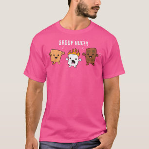 Group Hug Camping Chocolate Marshmallow S T Shirt