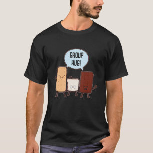Group Hug Chocolate Marshmallow Camping S mres T Shirt