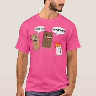 Group Hug Funny Smores Chocolate Marshmallow Campi T Shirt
