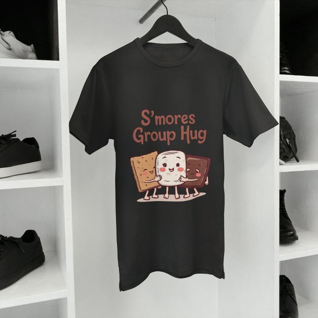 Group Hug Funny Smore's Marshmallow Camping T Shirt (Skapare uppladdad)