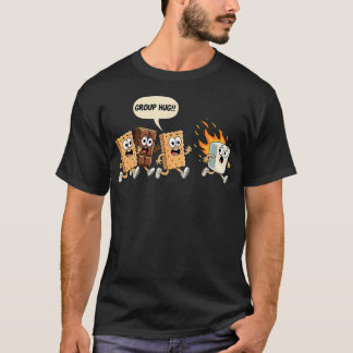 Group Hug Marshmallow Campfire Smores Funny Campin T Shirt