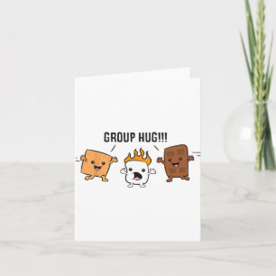 Group Hug S'mores Campfire Marshmallow Chocolate S Kort