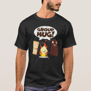 Group Hug Smores Chocolate Marshmallow T Shirt