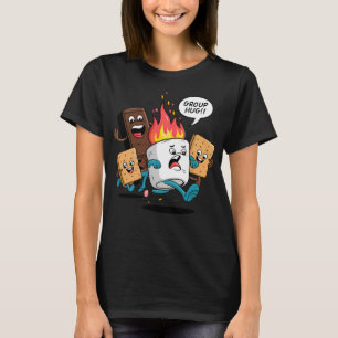 Group Hug Smores Marshmallow Chocolate Boys Funny T Shirt