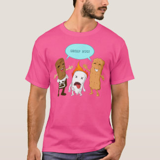 Group Hug S'Mores Marshmallow Cute Camping Funny T Shirt