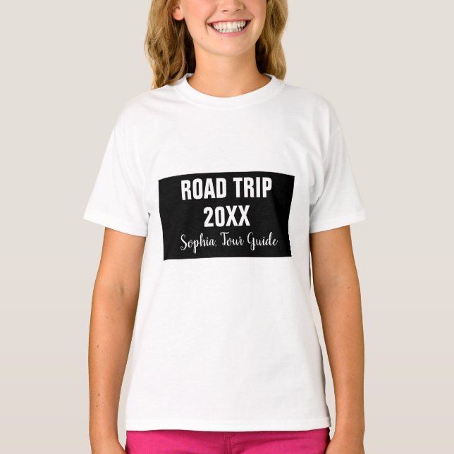 Group Road Resa Girl's T-Shirt (Framsida)