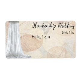 Group Samling Blommigt Gräns-etikett Namn bricka Fraktsedel