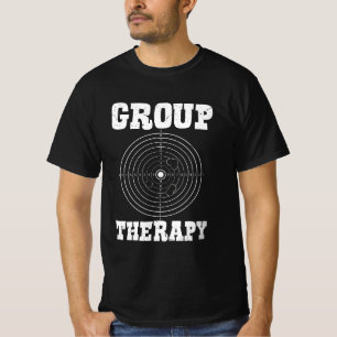 Group Therapy Pro Guns Owner Shooting Range Target T Shirt