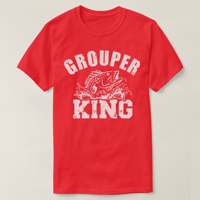 Grouper kung t shirt (Design framsida)
