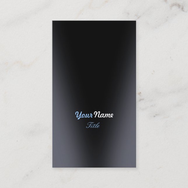 Groupon kallt modernt visitkort (Framsida)