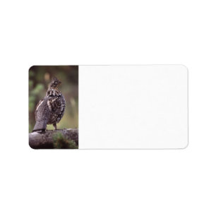 grouse adressetikett