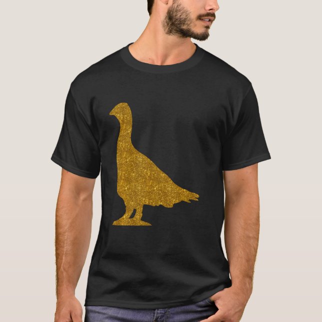Grouse for Women Girl Game Bird Fowl Animal T Shirt (Framsida)