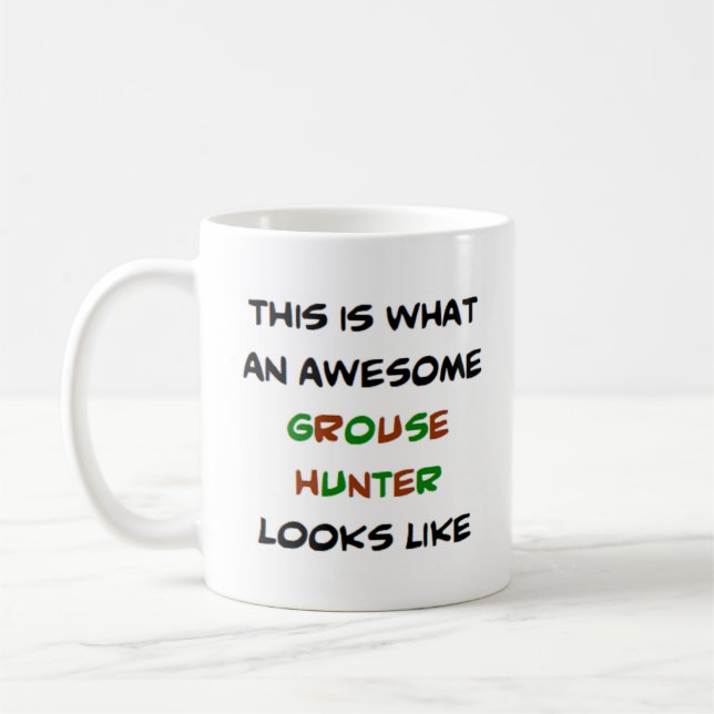 Grouse hunter, fantastisk kaffemugg (Vänster)