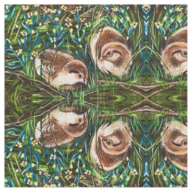 Grouse Spädbarn Tyg (Närbild)