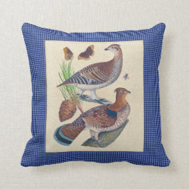 Grousen och Ginghamnaturhistoria kudder 16x16 Kudde