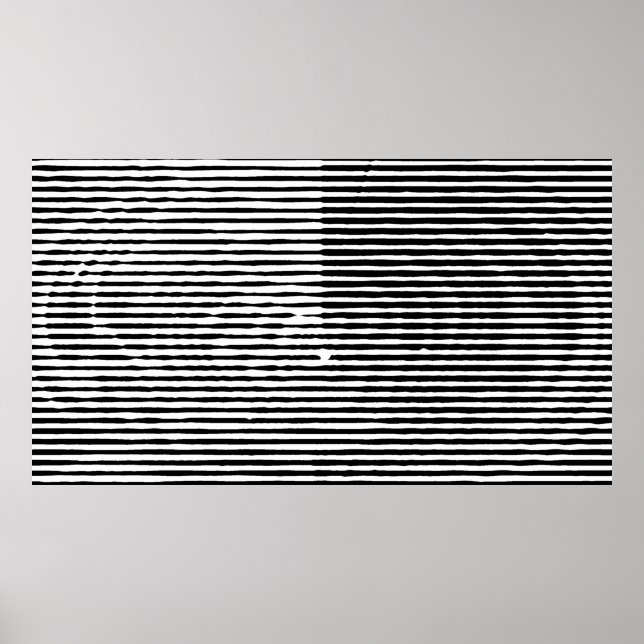 grov abstrakt av grov okontrollerad vågrät linjer poster (Framsidan)