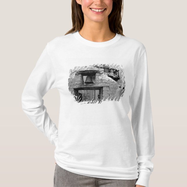 Grov adobe-klocka i entrén, Santa Fe, New Tee Shirt (Framsida)