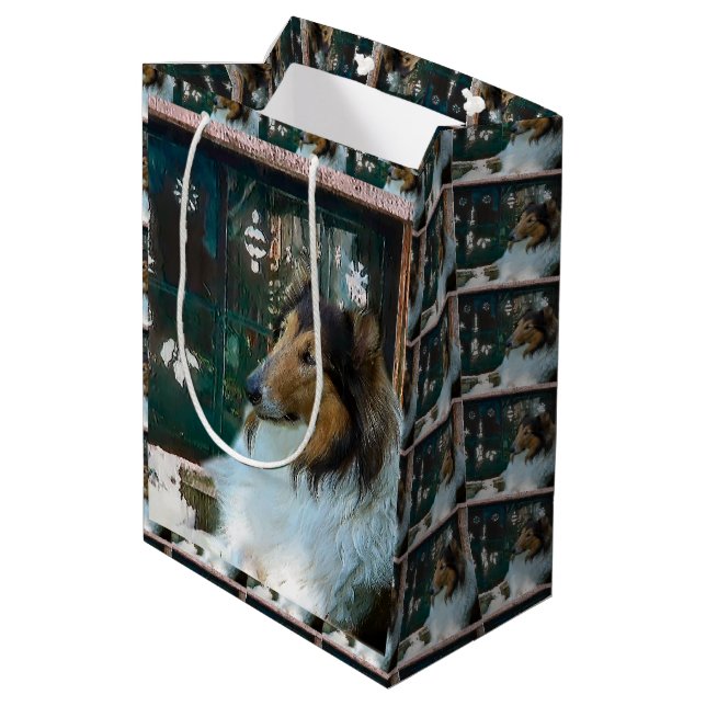 Grov Collie Jul (Baksidan Vinklad)