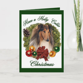 Grov Collie-julklappar Helgkort