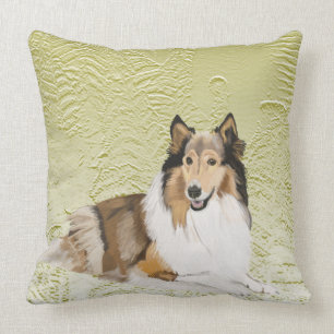 Grov Collie, lång Haired Collie Kudde
