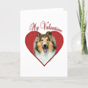 Grov Collie min valentin Helgkort