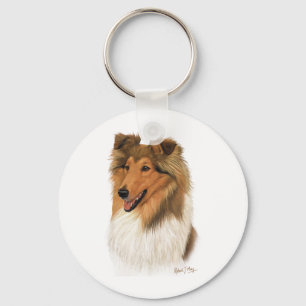 Grov Collie Nyckelring